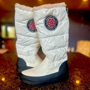 MADEN GIRL Snow Boots - White - Size 7.5